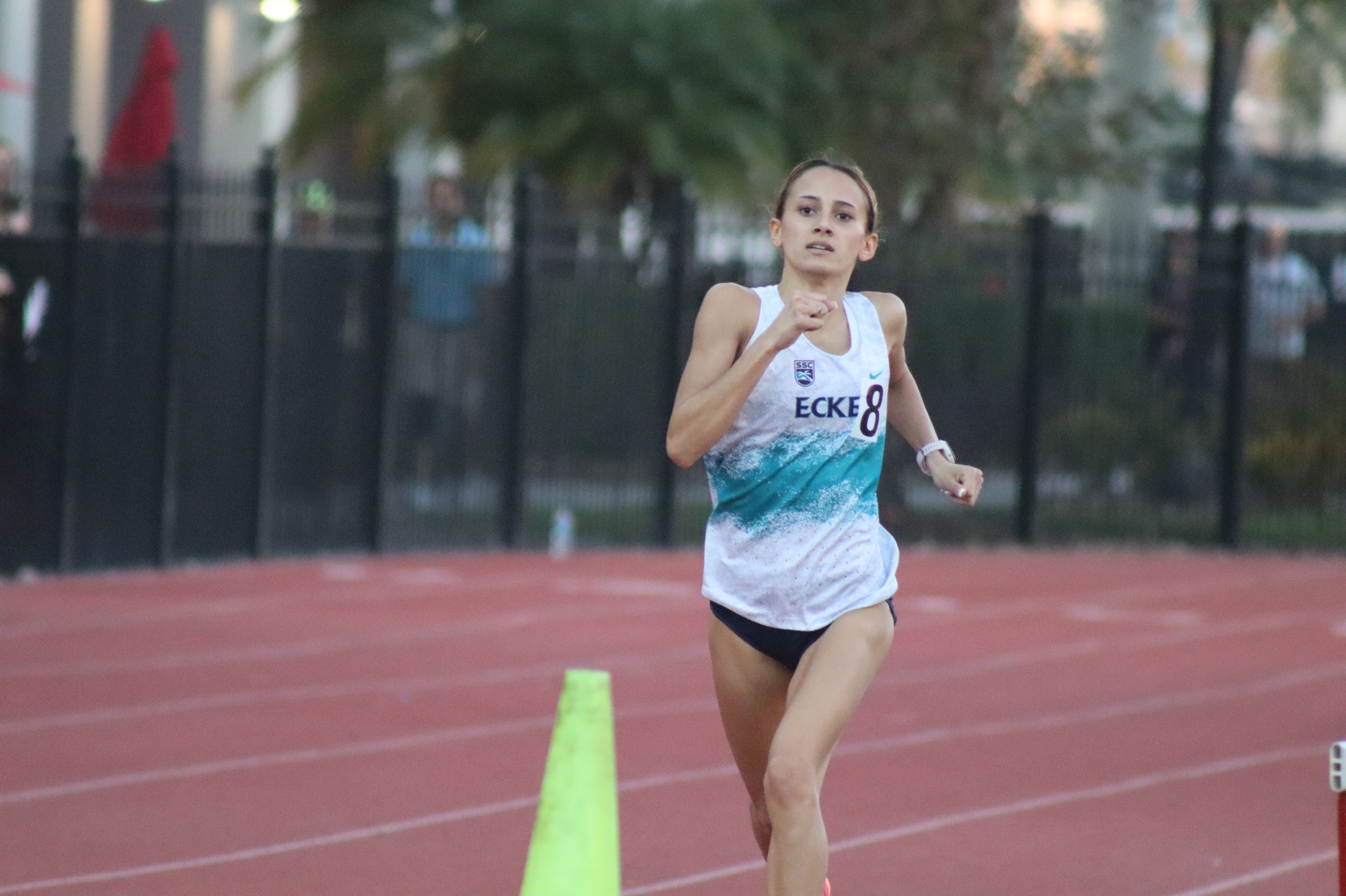 Student-athlete running race