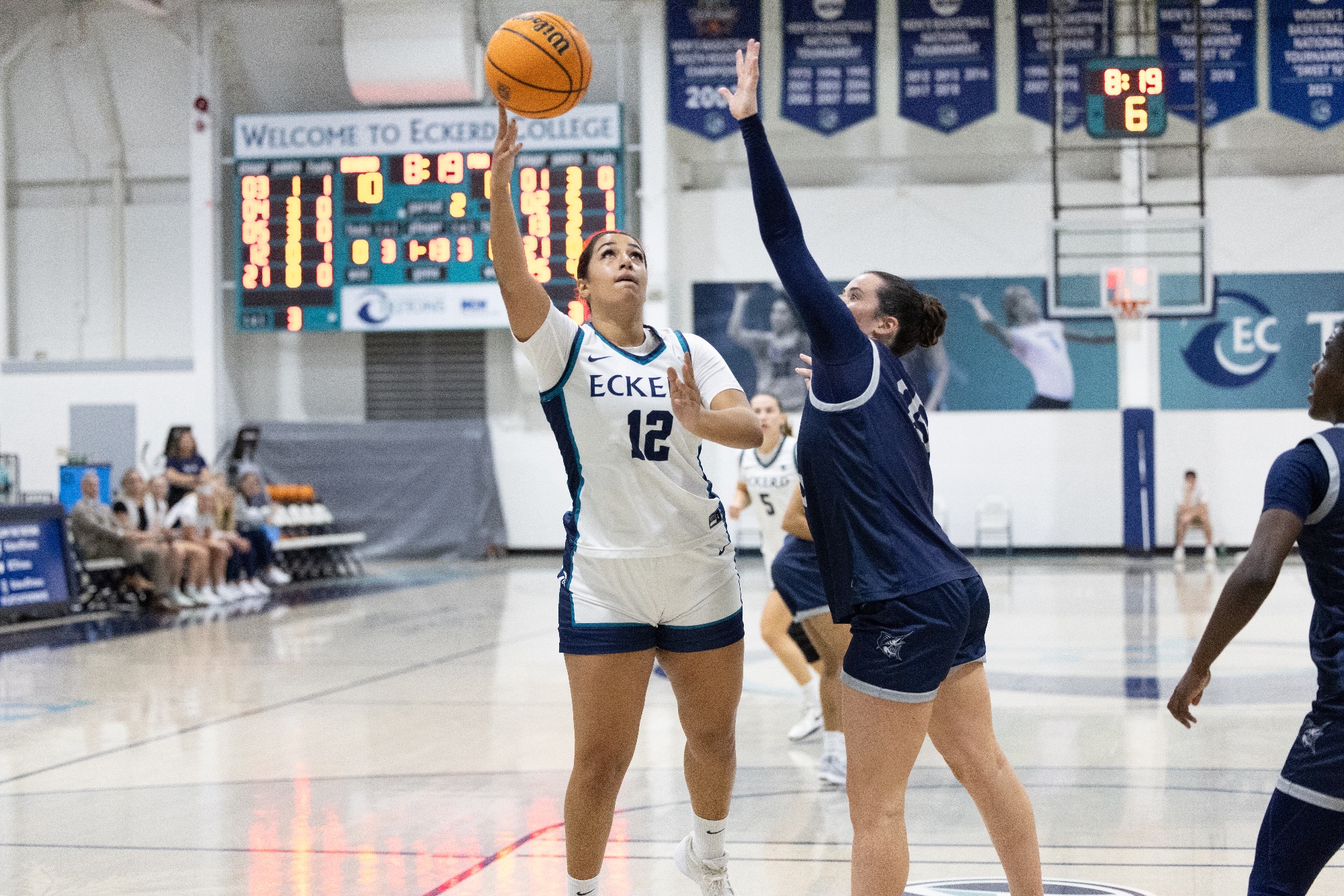Player attempts layup
