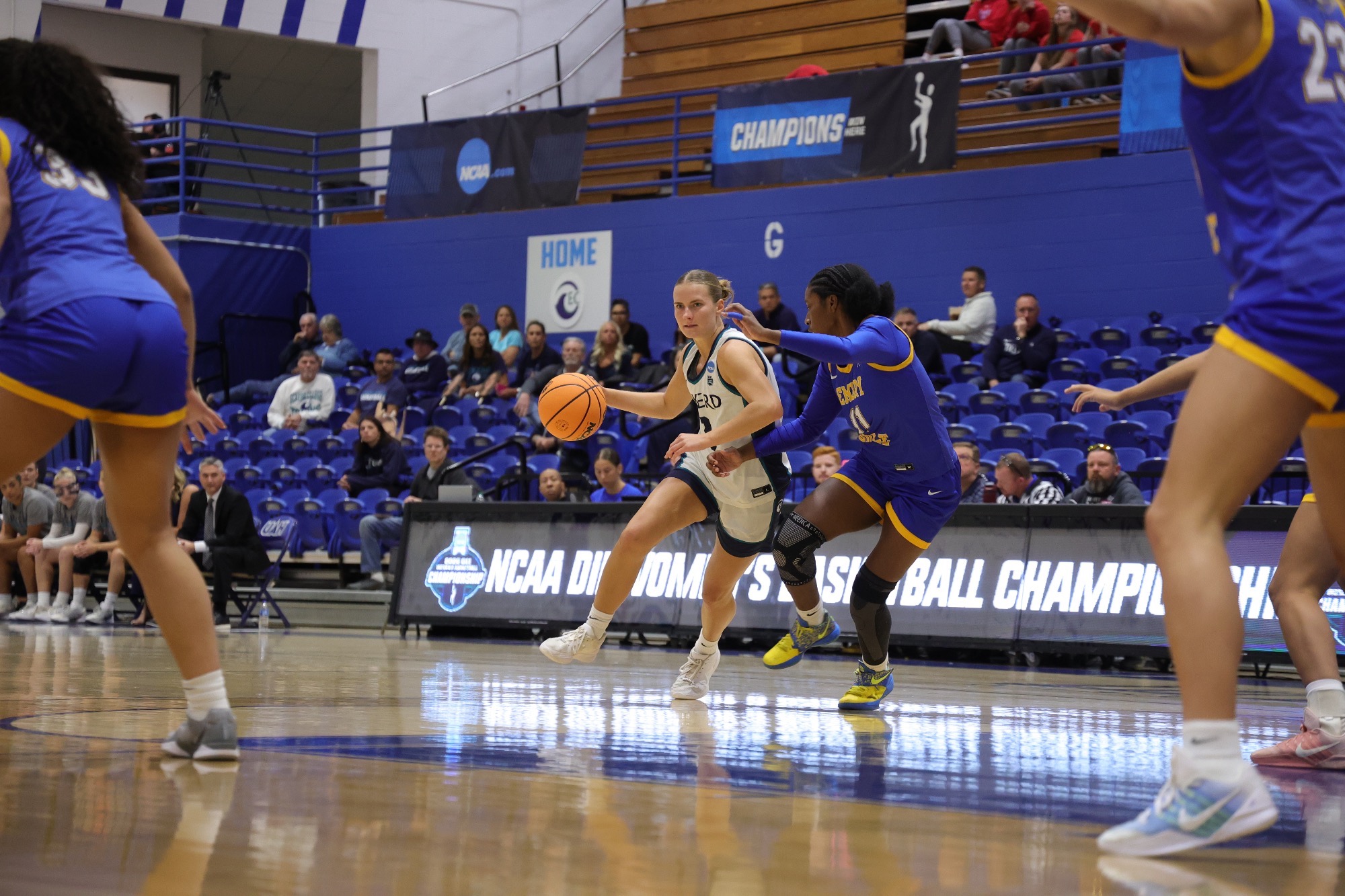 player drives ball to basket