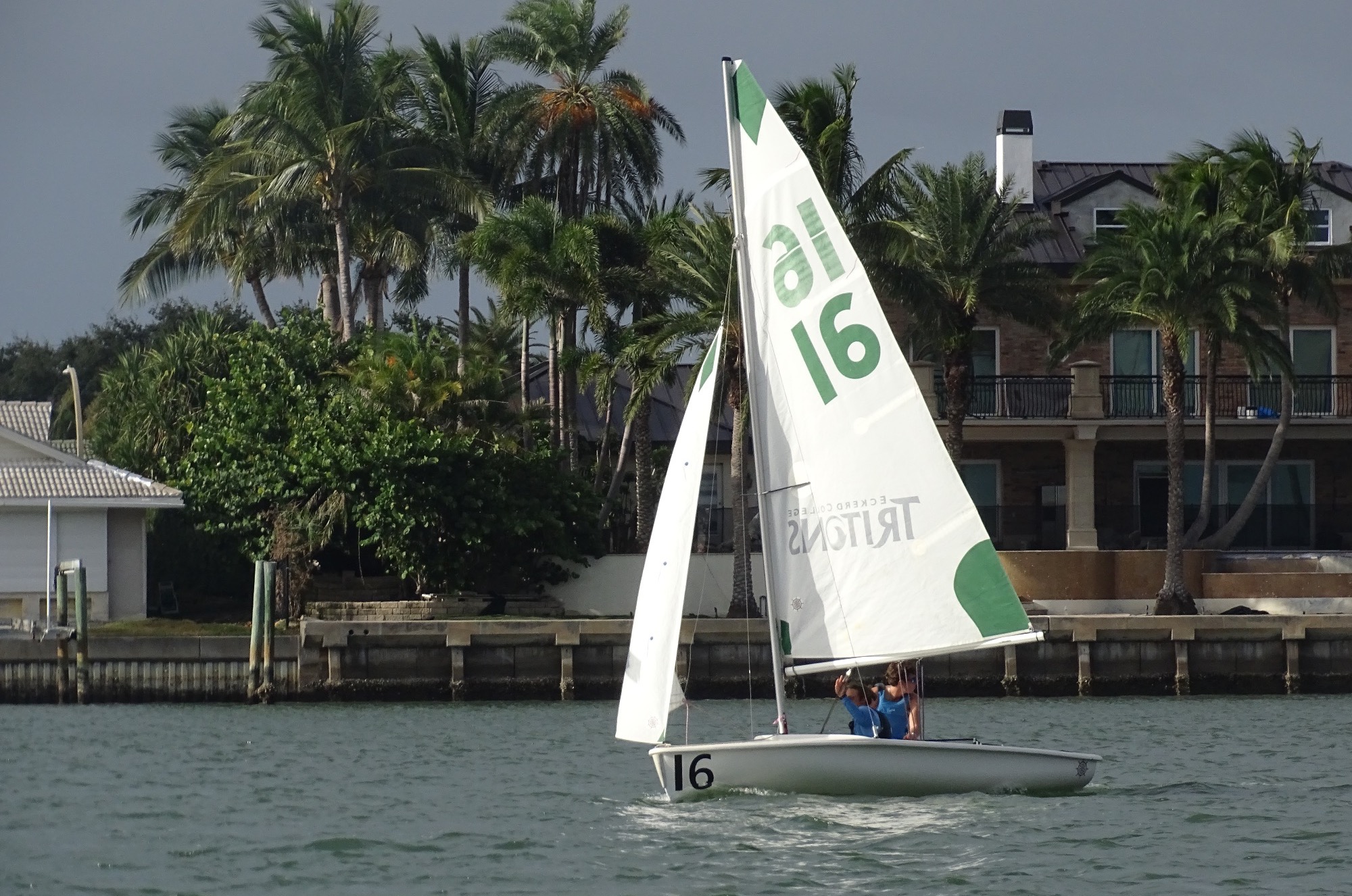Sailors on the water