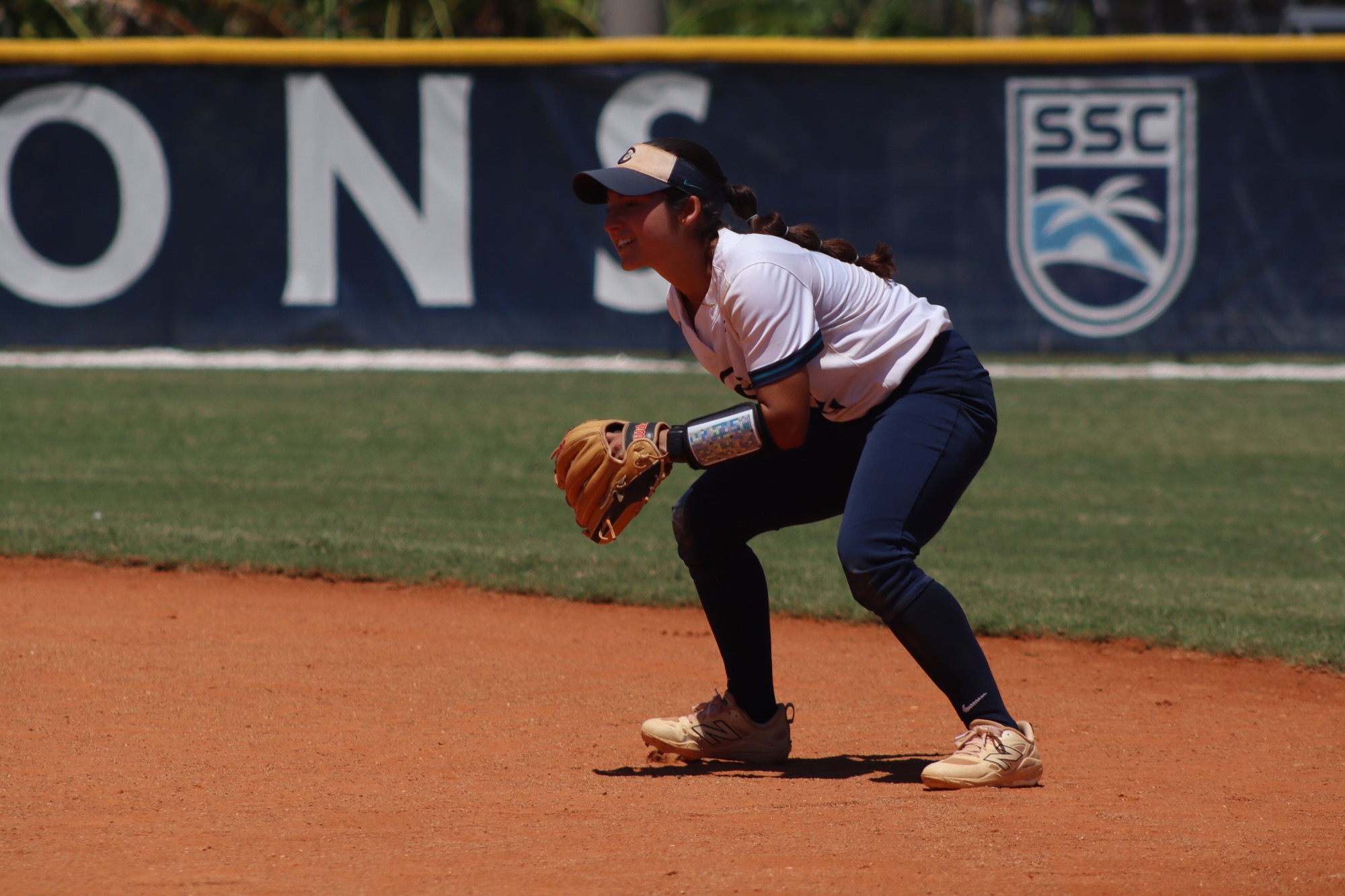 player in defensive position