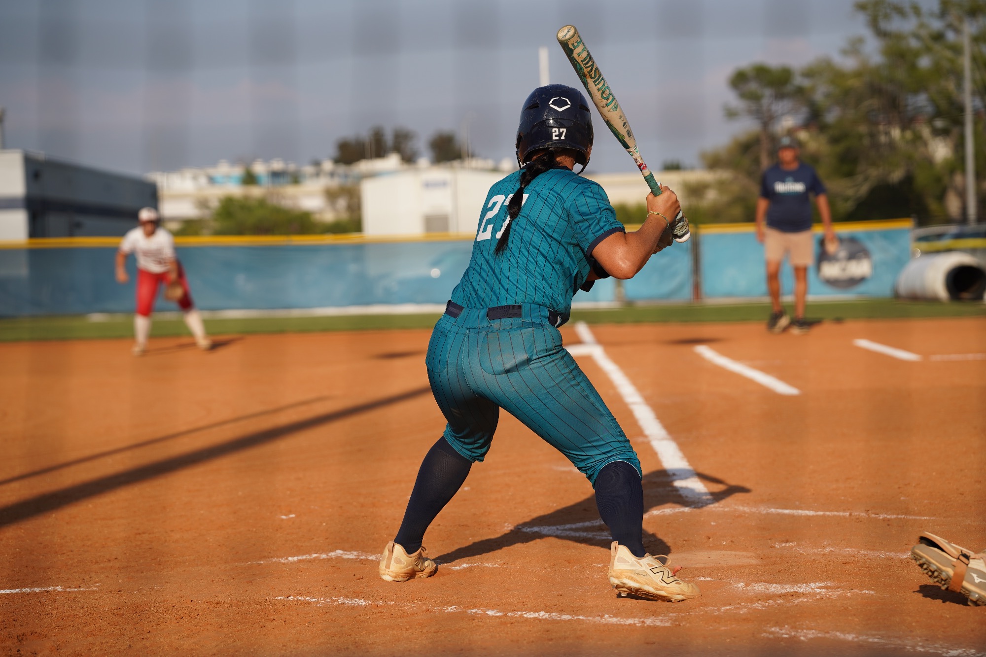 Player in batting stance