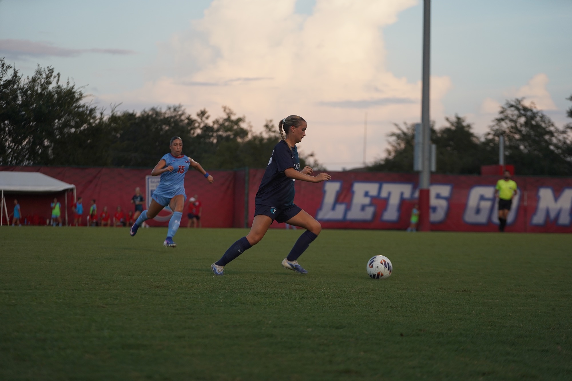 player dribbling ball