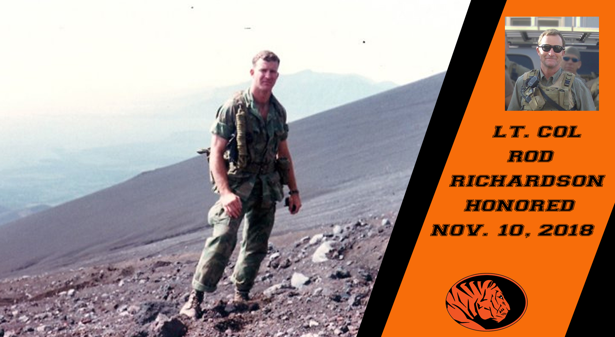 ECU Honors Lt. Col. Rod Richardson at ECUSoutheastern Football Game