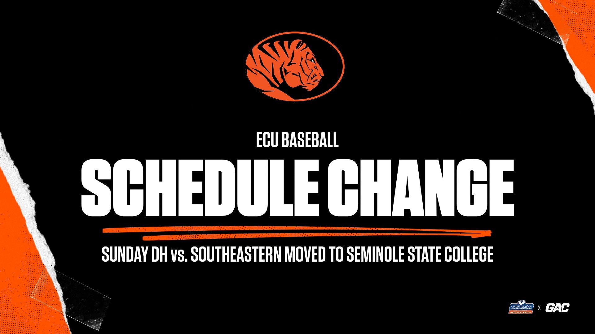 Baseball’s Series Finale Against Southeastern Relocated to Seminole State