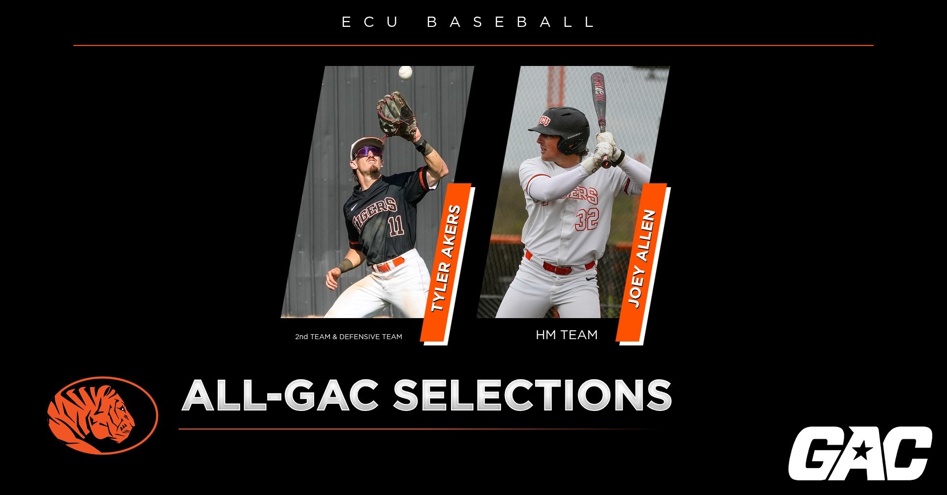 Akers, Allen Earn All-GAC Honors 