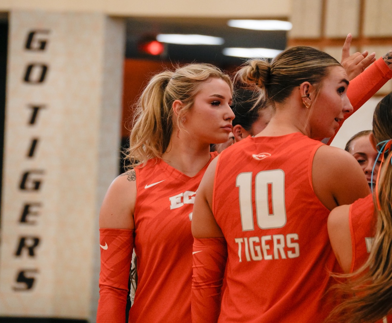 Volleyball Opens GAC Play with Four-Set Battle