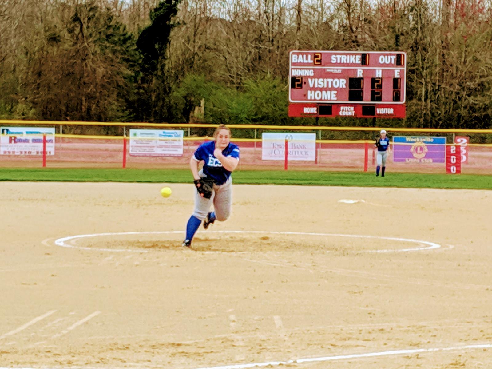 Softball Wins Two of Three on First Day of CIAA Round Up Elizabeth