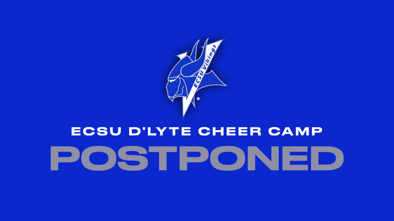 cheer camp flyer postponed