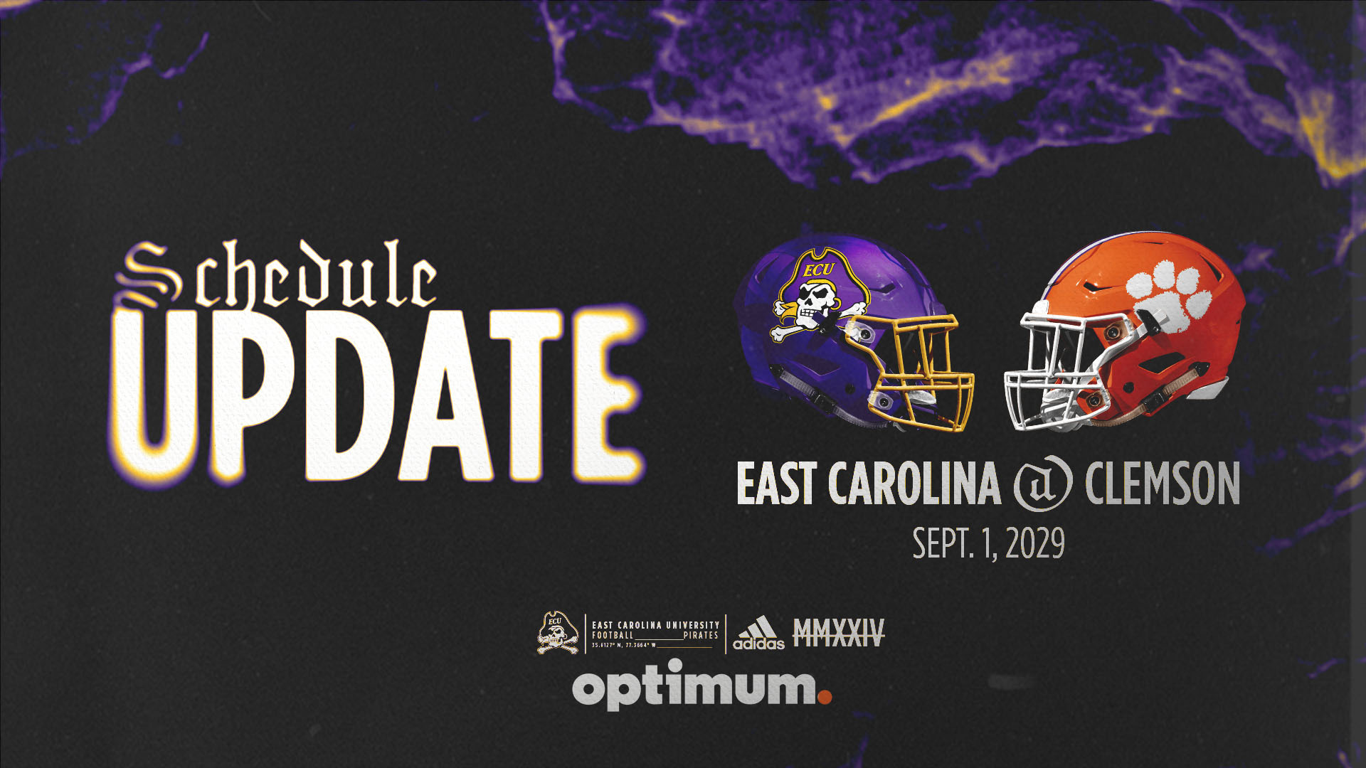 ECU Announces 2025 Football Schedule, Game Designations East Carolina