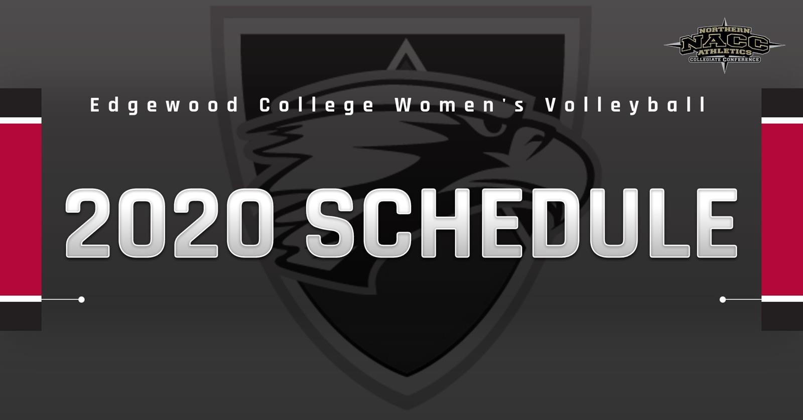Eagles Release 2020 Women's Volleyball Schedule Edgewood College