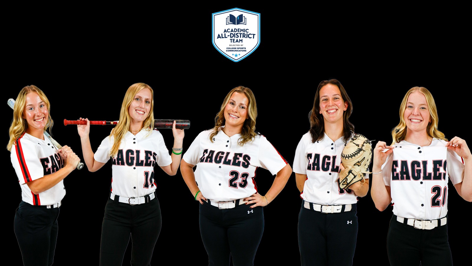 CSC Academic All District Softball 2025