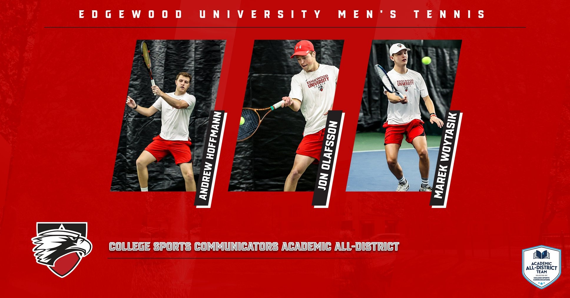 Men's Tennis Academic All-District 2026