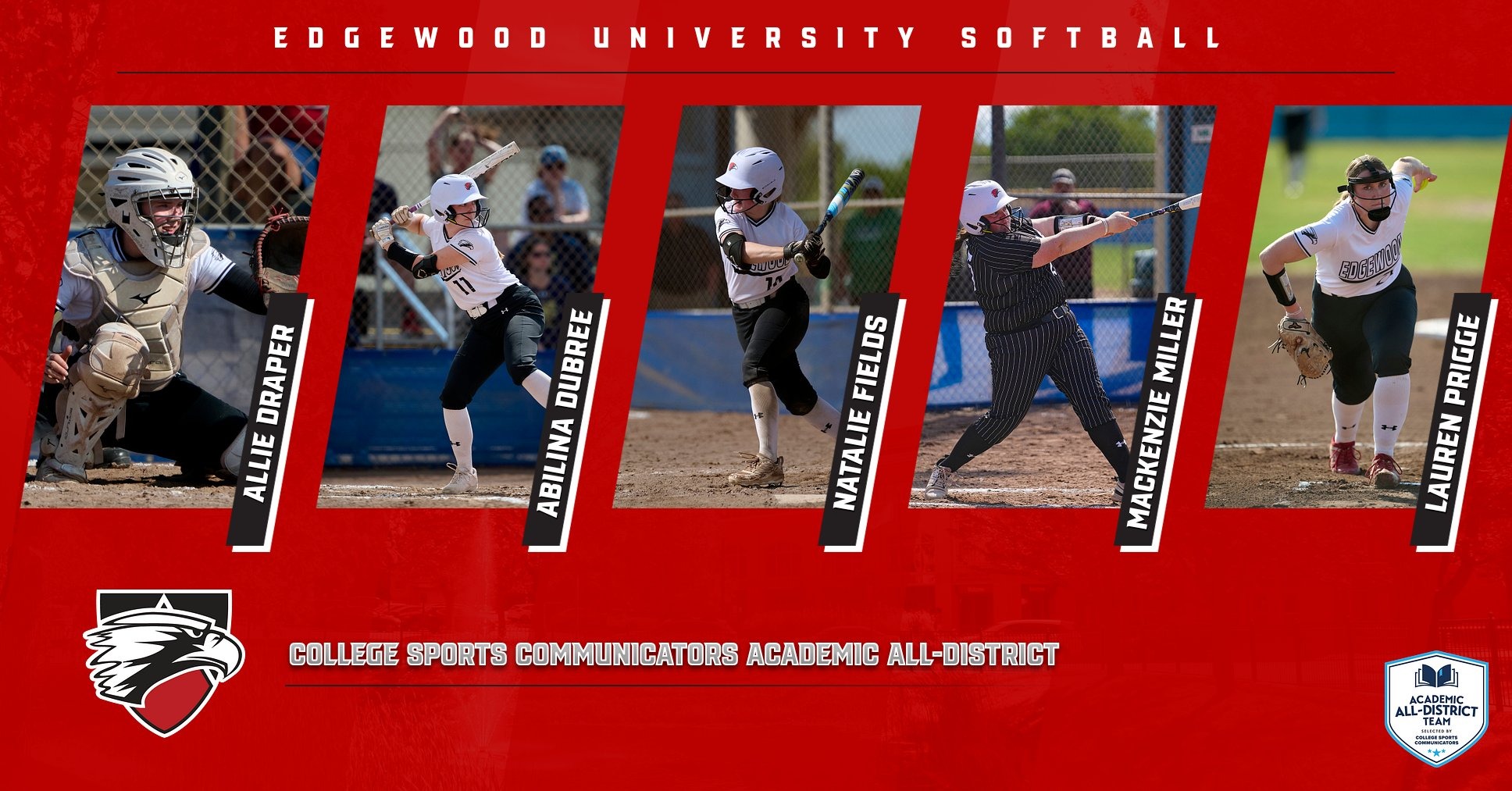 CSC Academic All-District Softball 2026