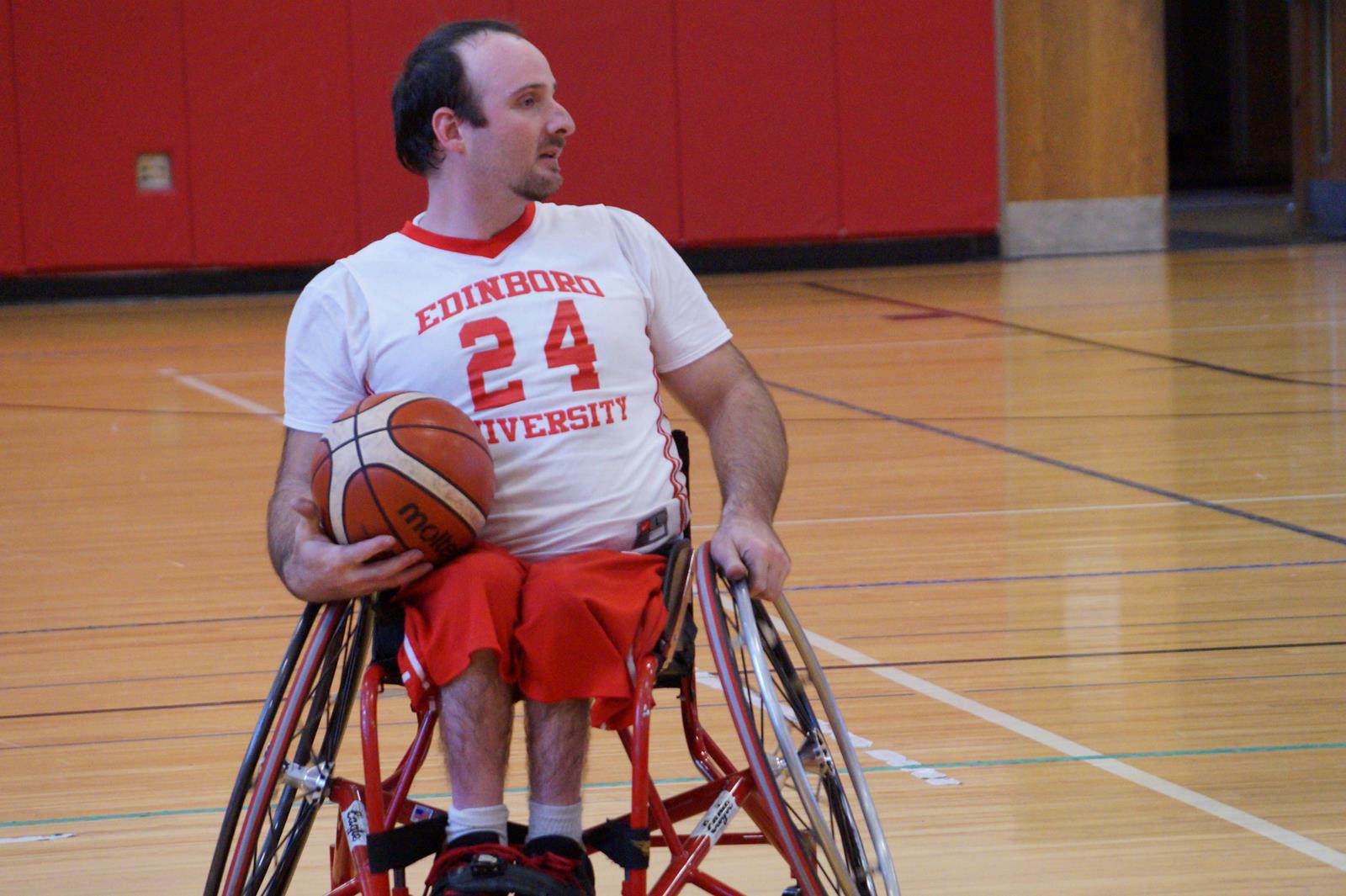 Mike Adams Wheelchair Basketball Edinboro University Athletics