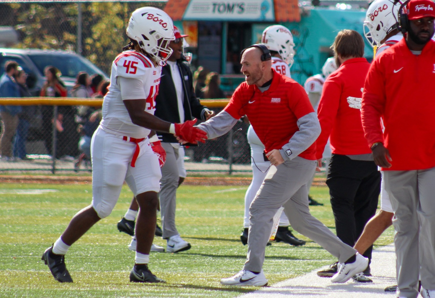 Coach Crandall Sideline