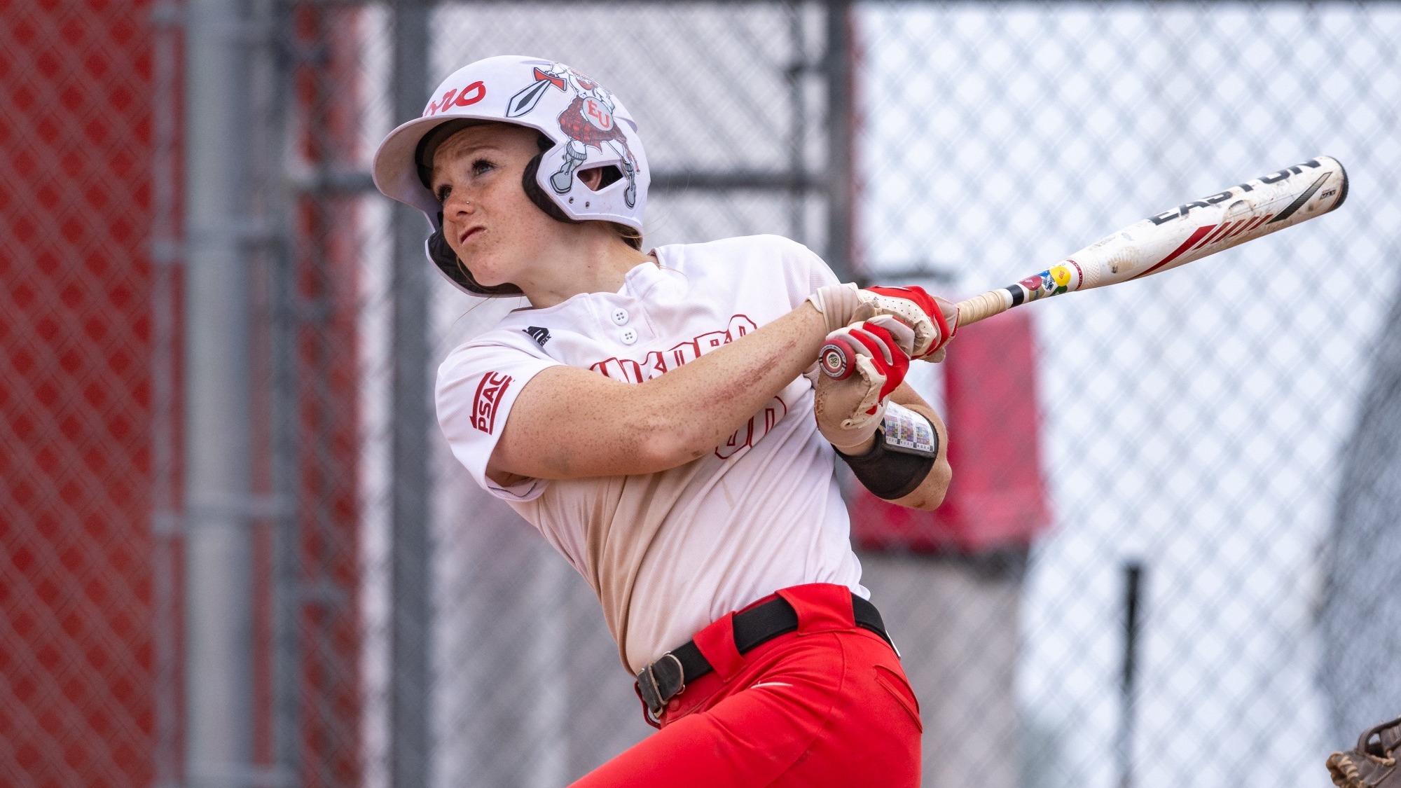 Addy Maguire after swing vs Mercyhurst