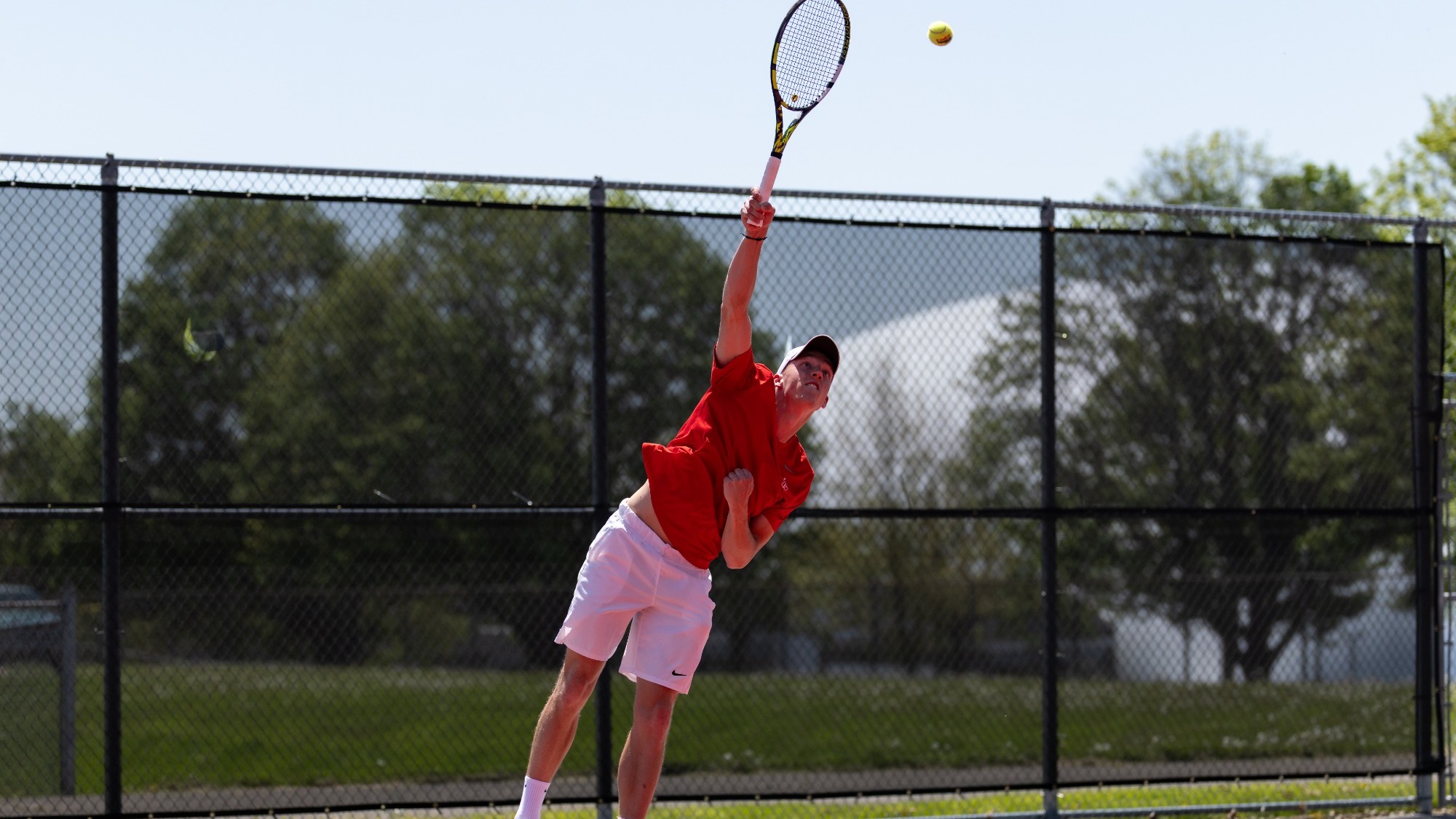 Leon Grassnickel Serving NCAA Regional 2025