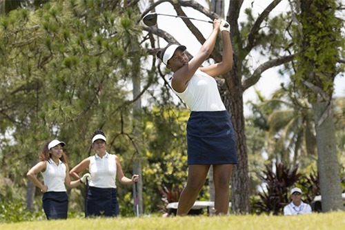 Leiahnni Smith At ARAMCO Series