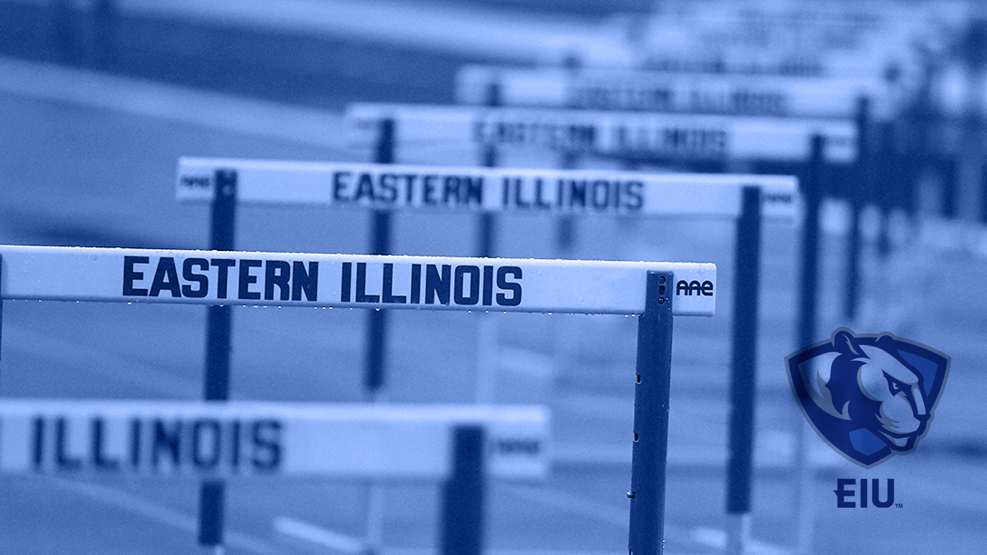 track hurdles zoom background