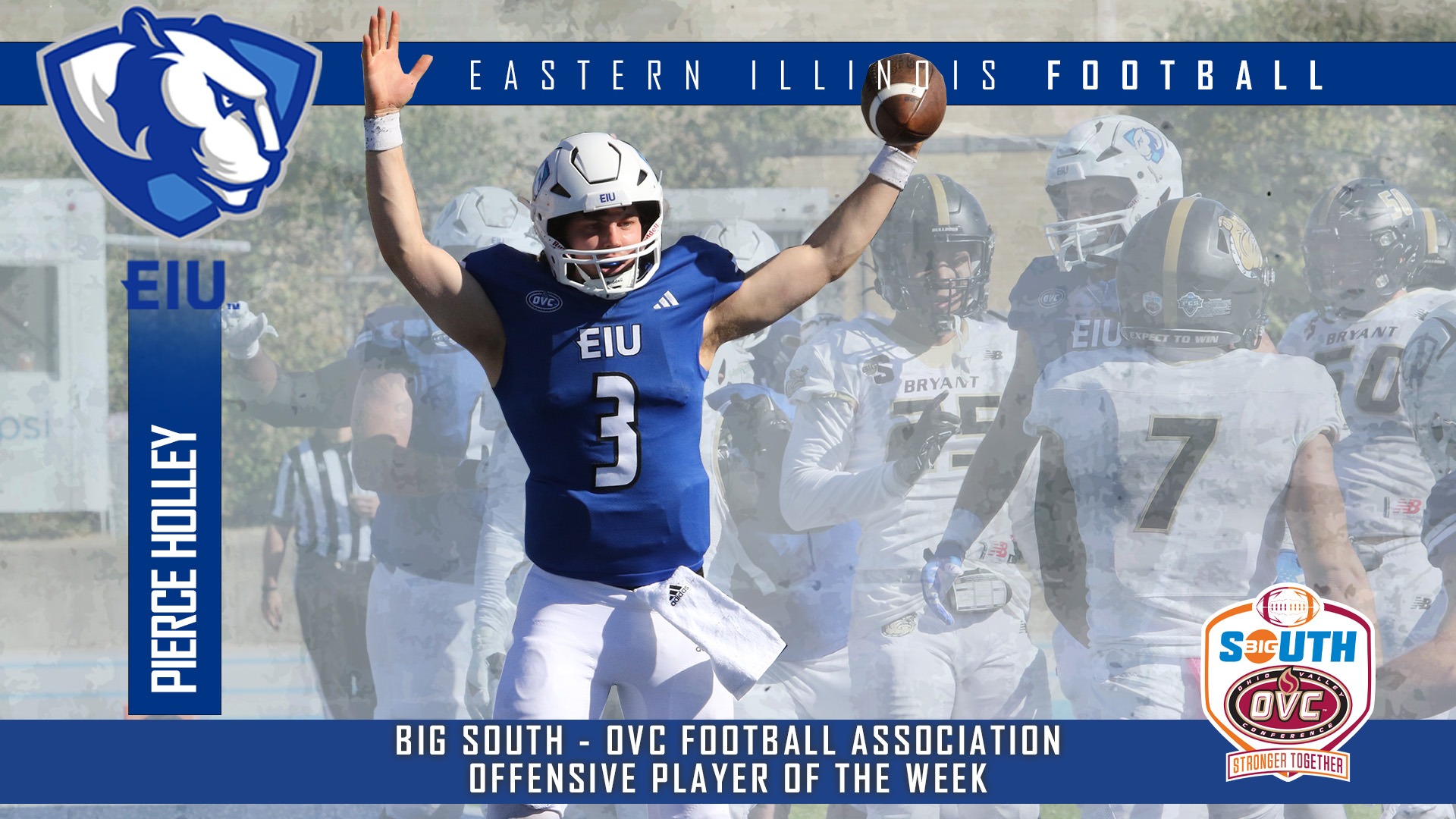 Pierce Holley Football Eastern Illinois University Athletics