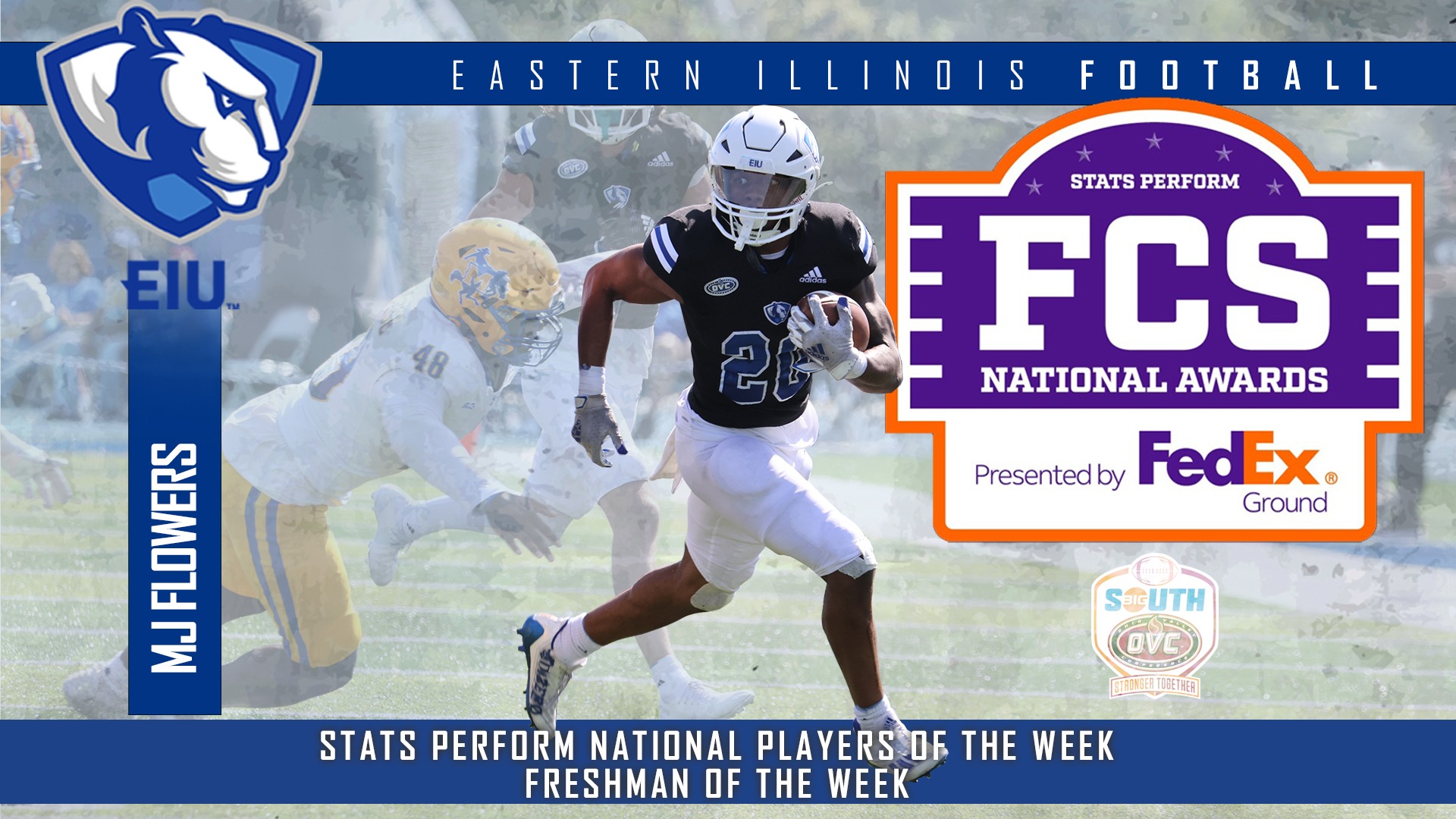 MJ Flowers Football Eastern Illinois University Athletics