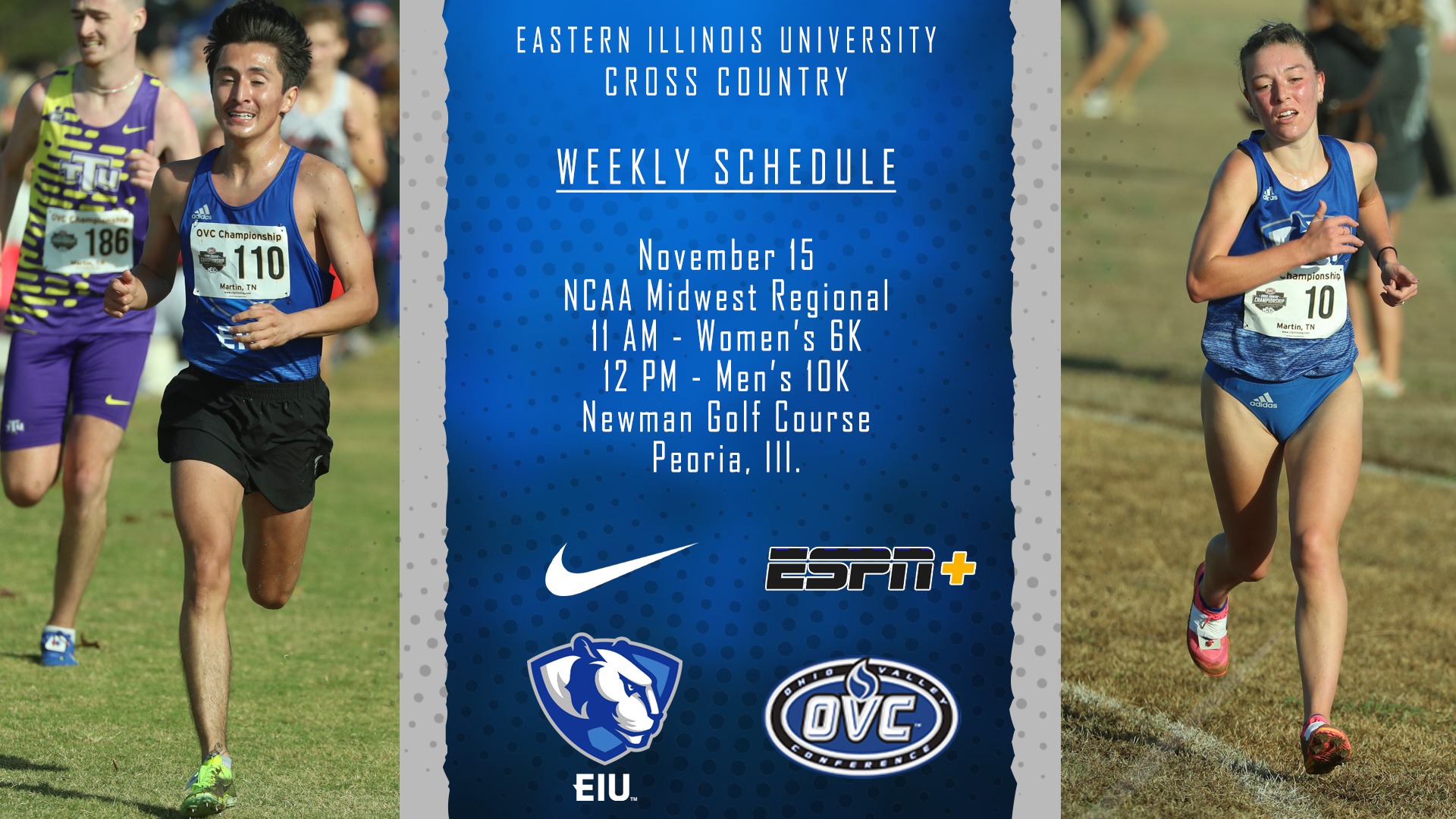 Men's Cross Country 25th At NCAA Midwest Regional Eastern Illinois University Athletics