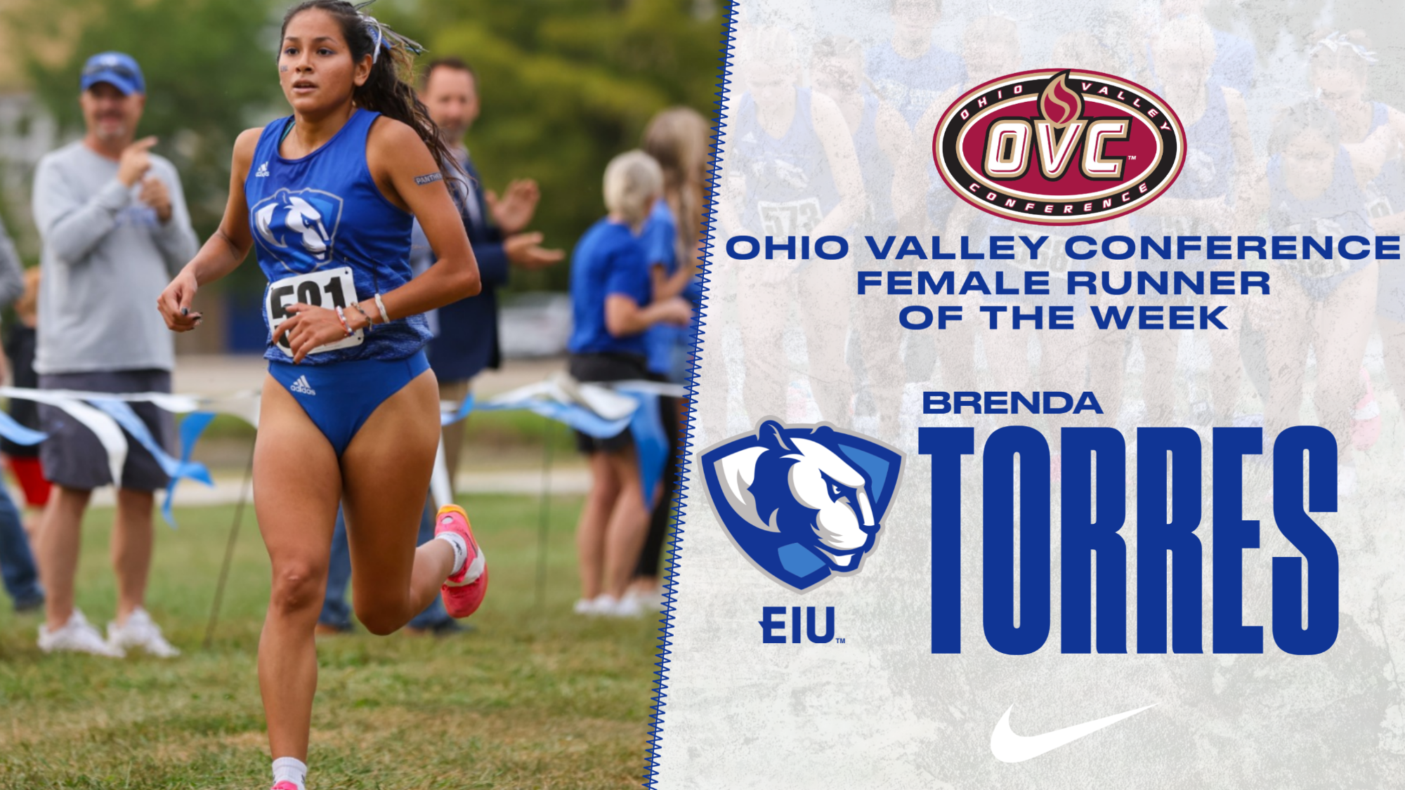 Brenda Torres wins third OVC Runner of the Week award