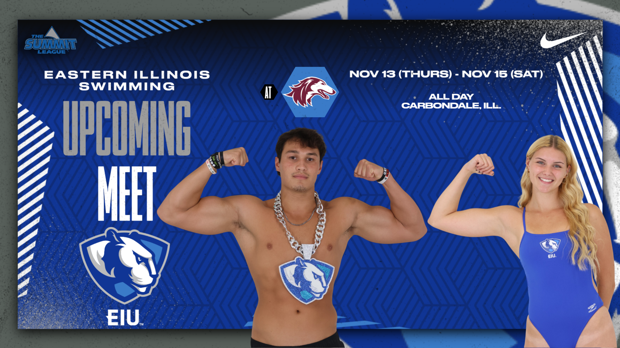 EIU Swimming at SIU A3 Invite