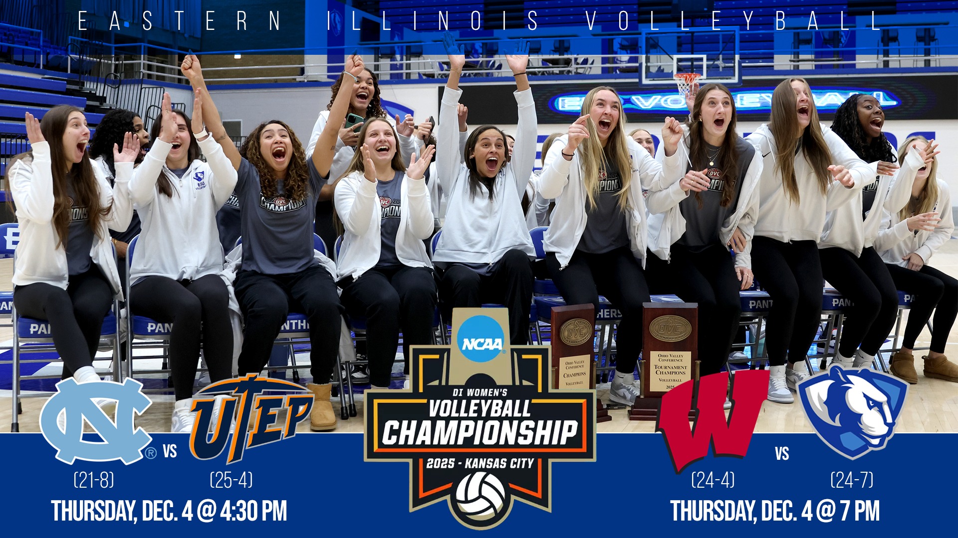 EIU Volleyball NCAA Tournament Announcement