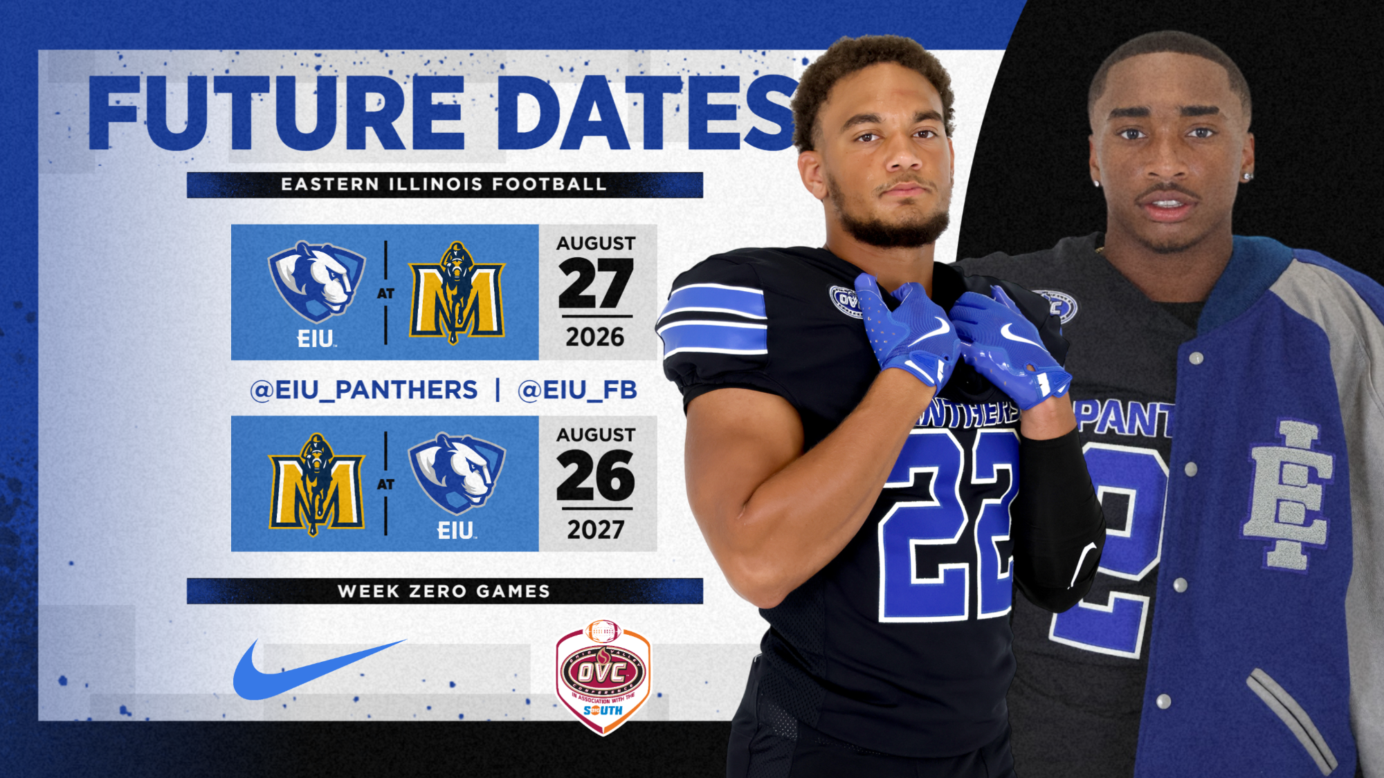 EIU football to face Murray State the next two years