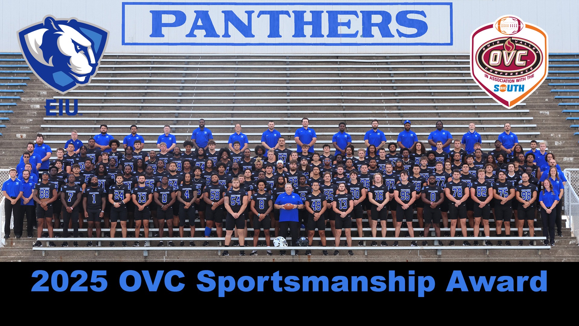 2025 OVC Sportsmanship Award winner - EIU football