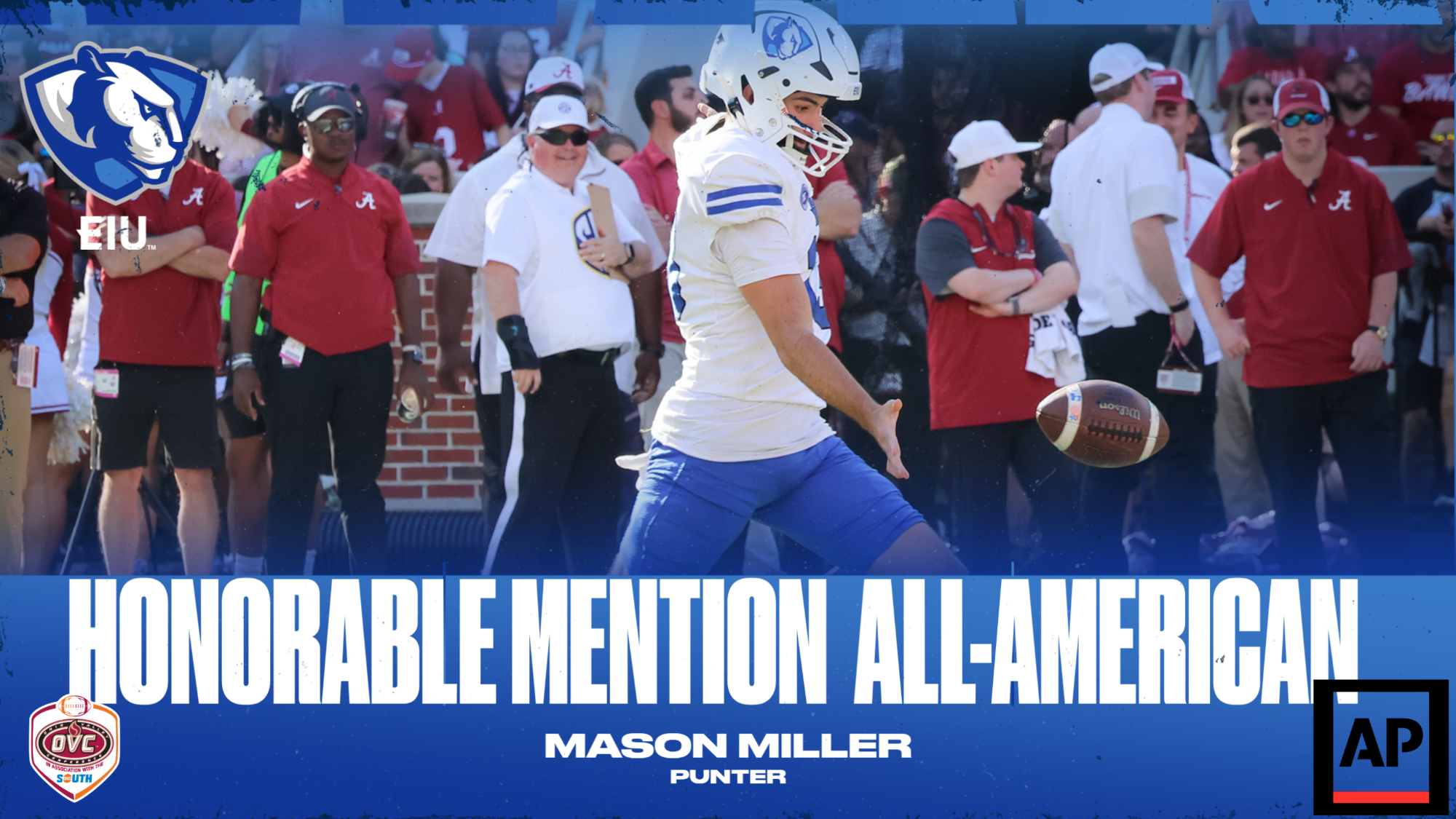 Mason Miller Honorable Mention All-American - AP