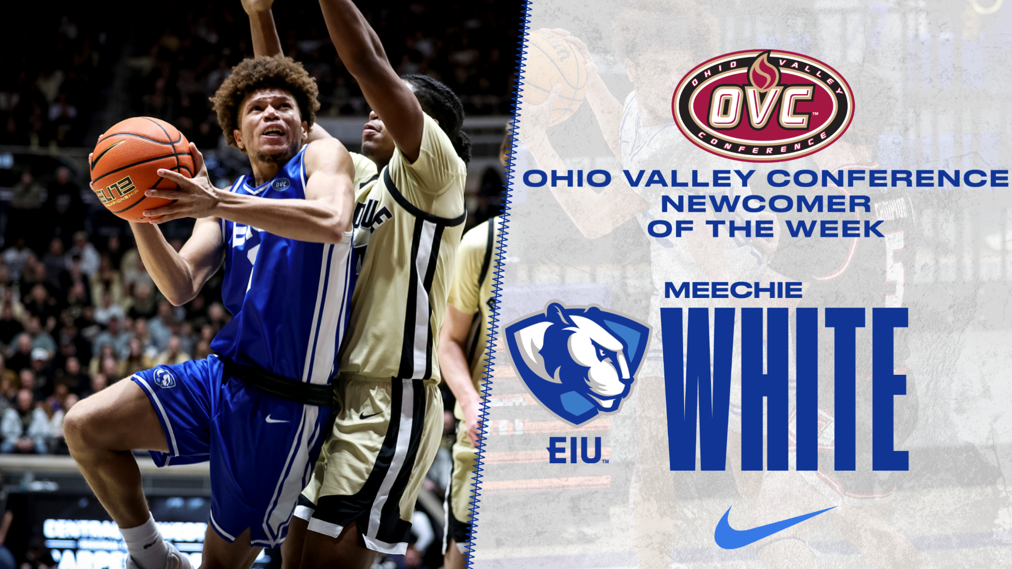 Meechie White named OVC Newcomer of the Week - Dec. 22