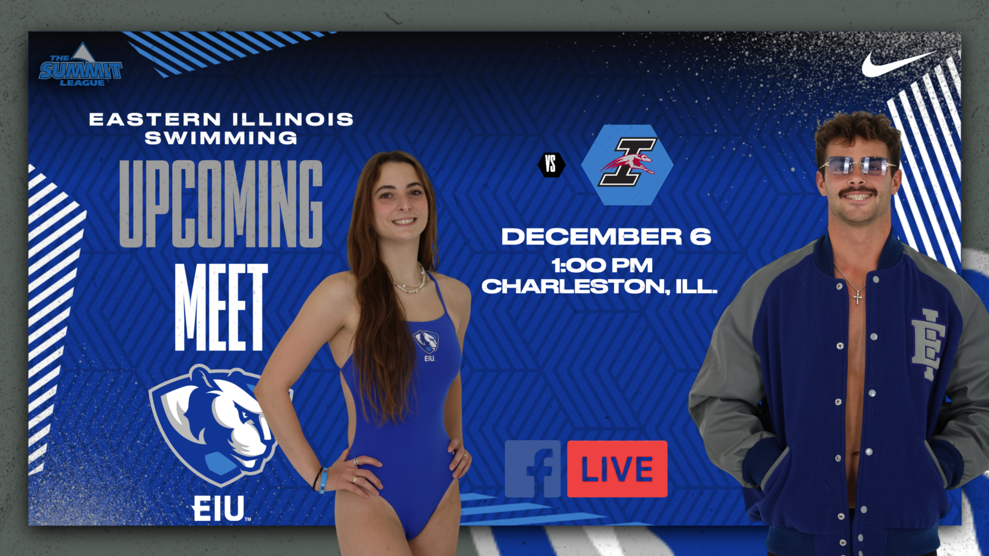 EIU Swim vs. UIndy