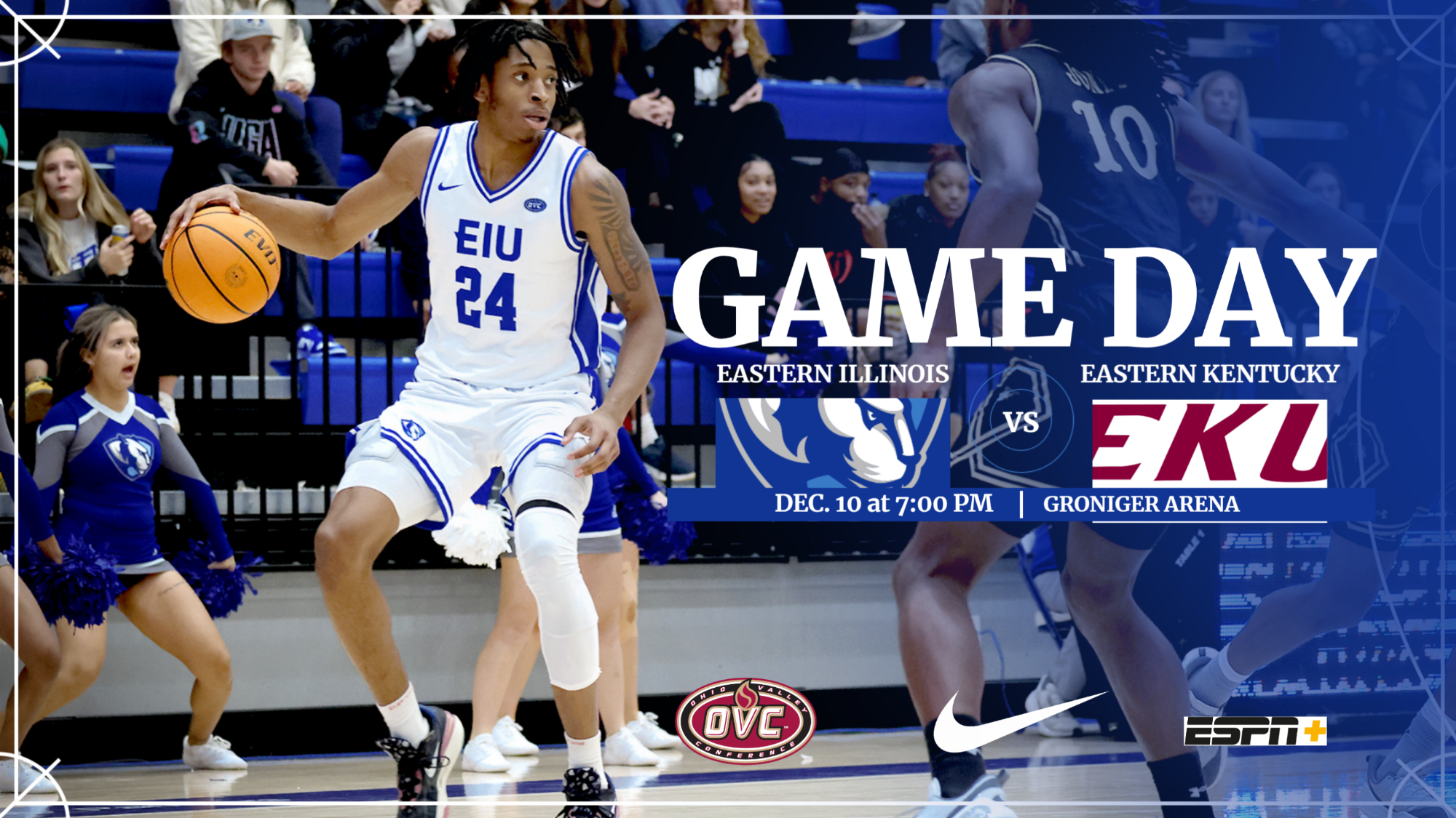 EIU hosts EKU for men's basketball on Wednesday