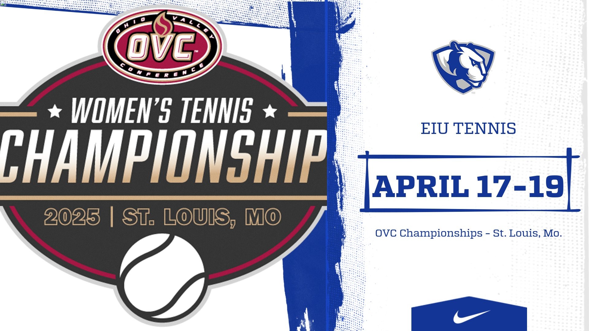 EIU women's tennis travels to OVC Championships this week