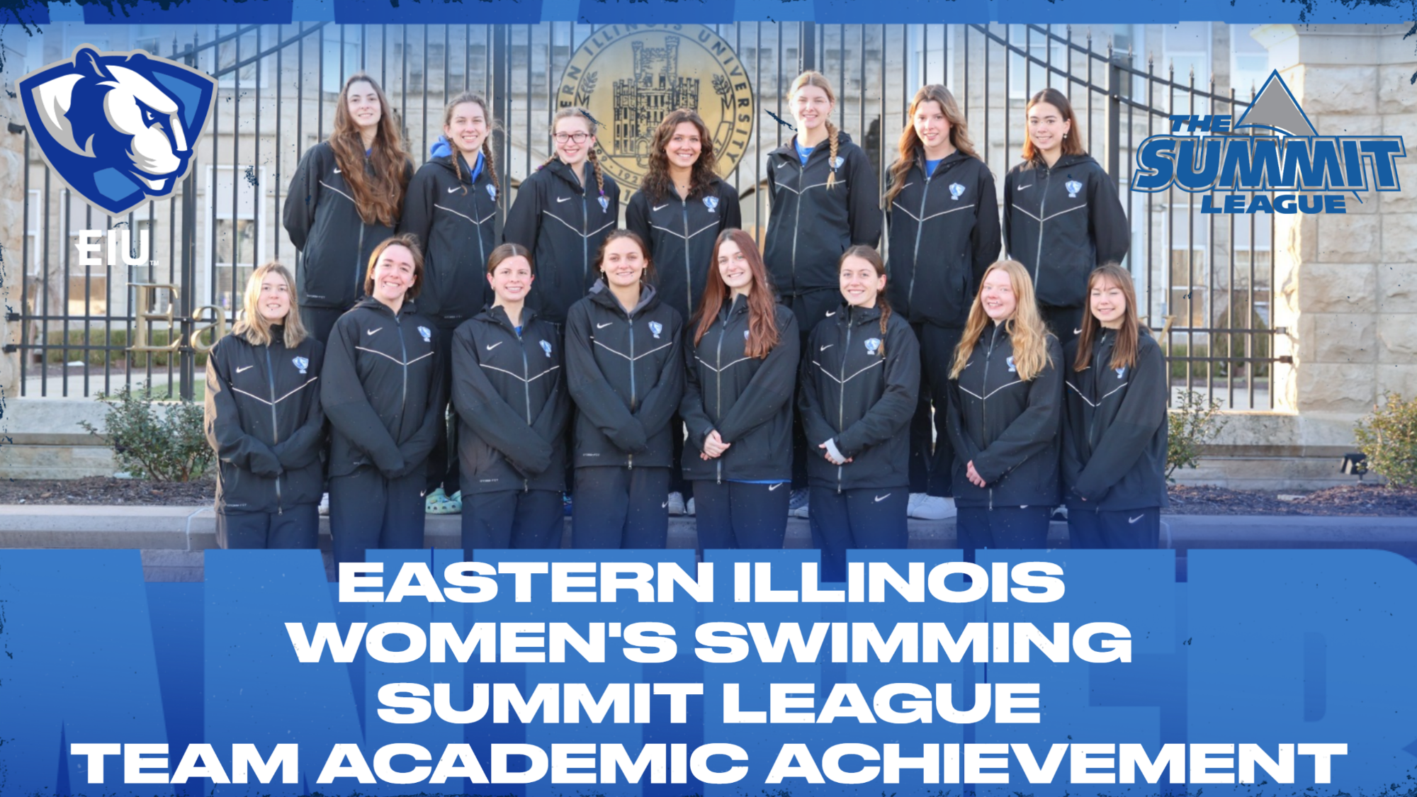 EIU W Swim Wins Summit League Team Academic 
