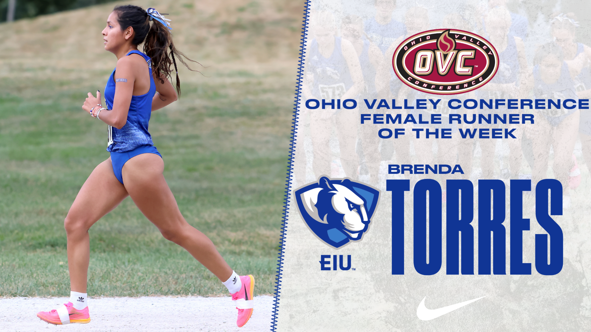 Brenda Torres wins second OVC Runner of the Week award for Panthers