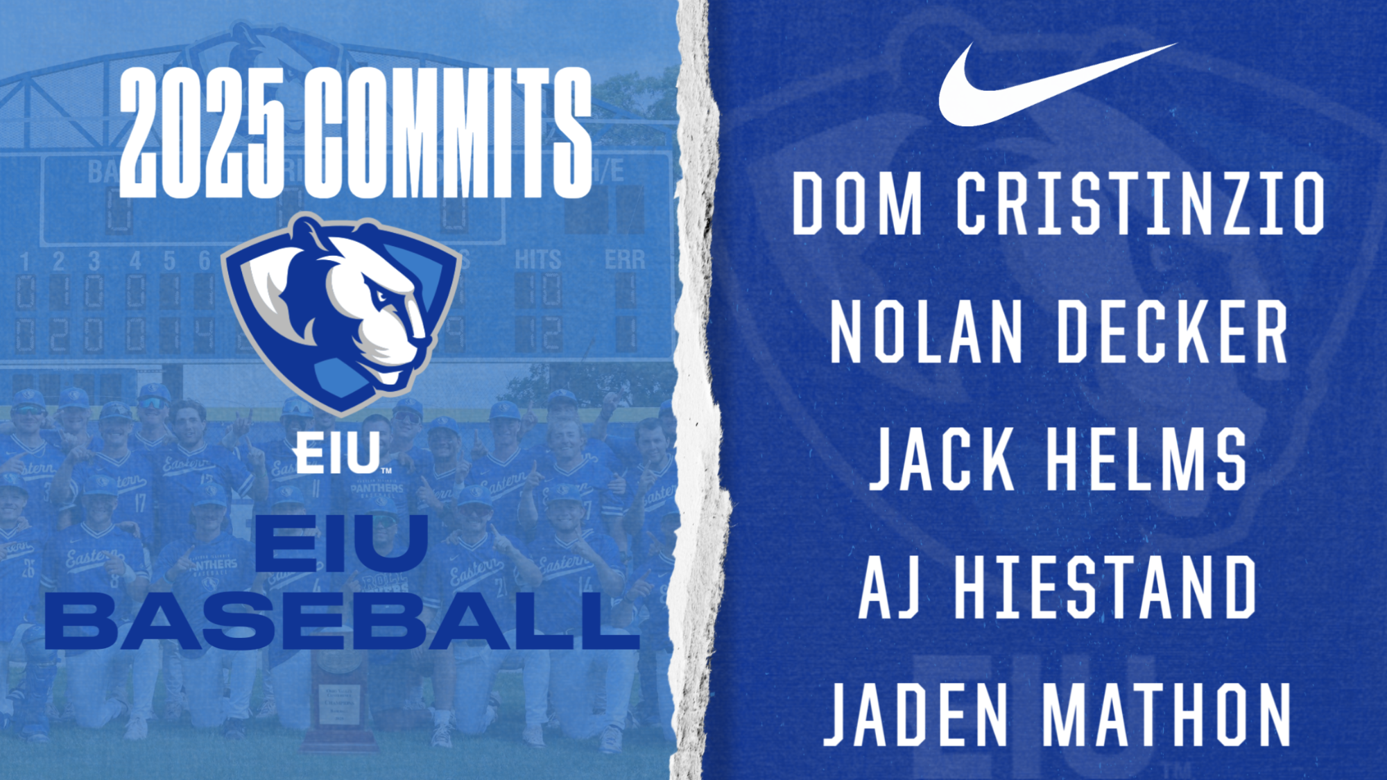 Baseball 2026 roster commits (last 5 commits release)