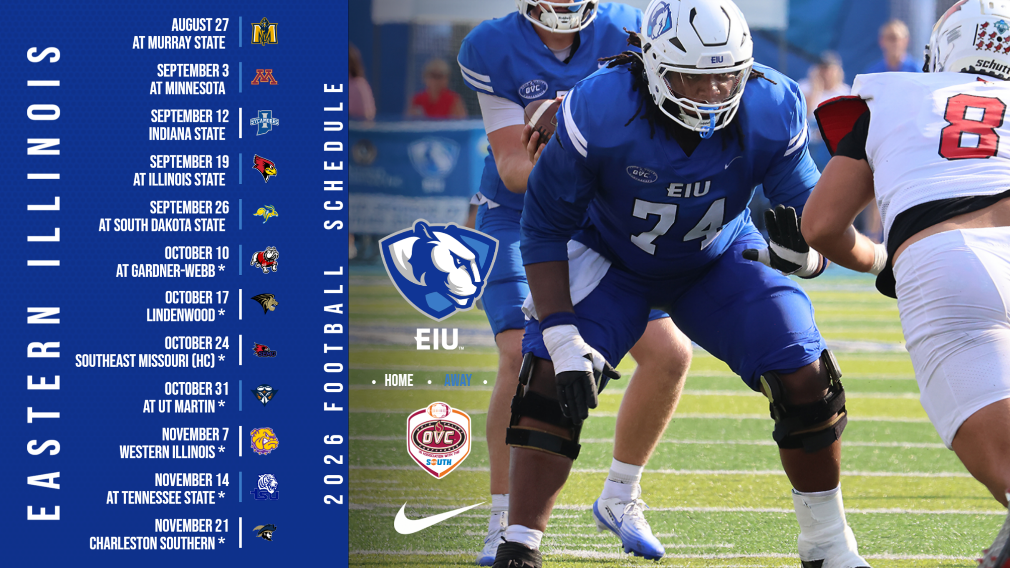 EIU 2026 football schedule released (Rahfeeq Katumbusi featured)