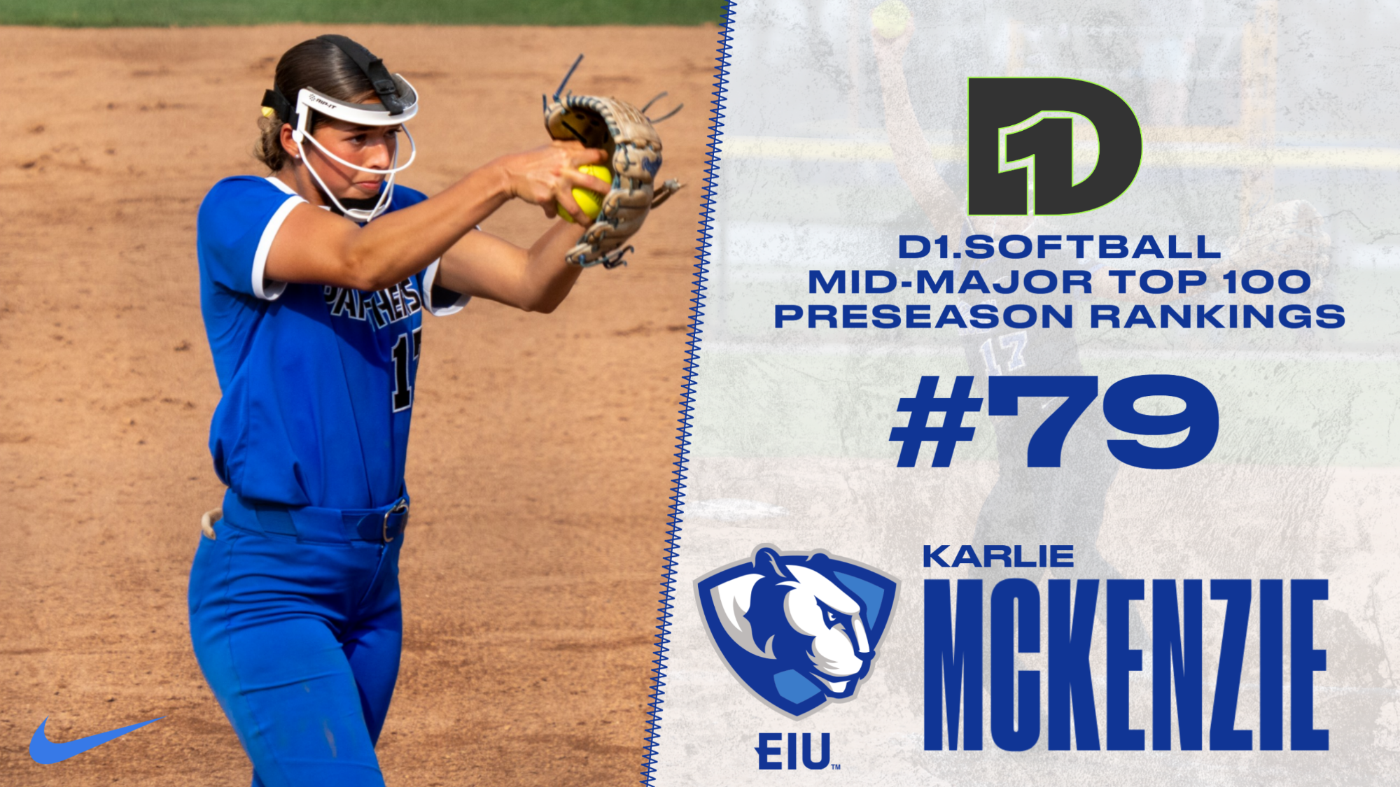 Karlie McKenzie Named To The D1.Softball Mid-Major Top 100 Players List