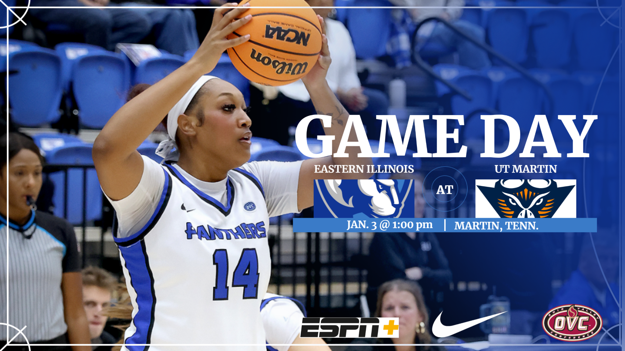 EIU WBB at UT Martin on Saturday