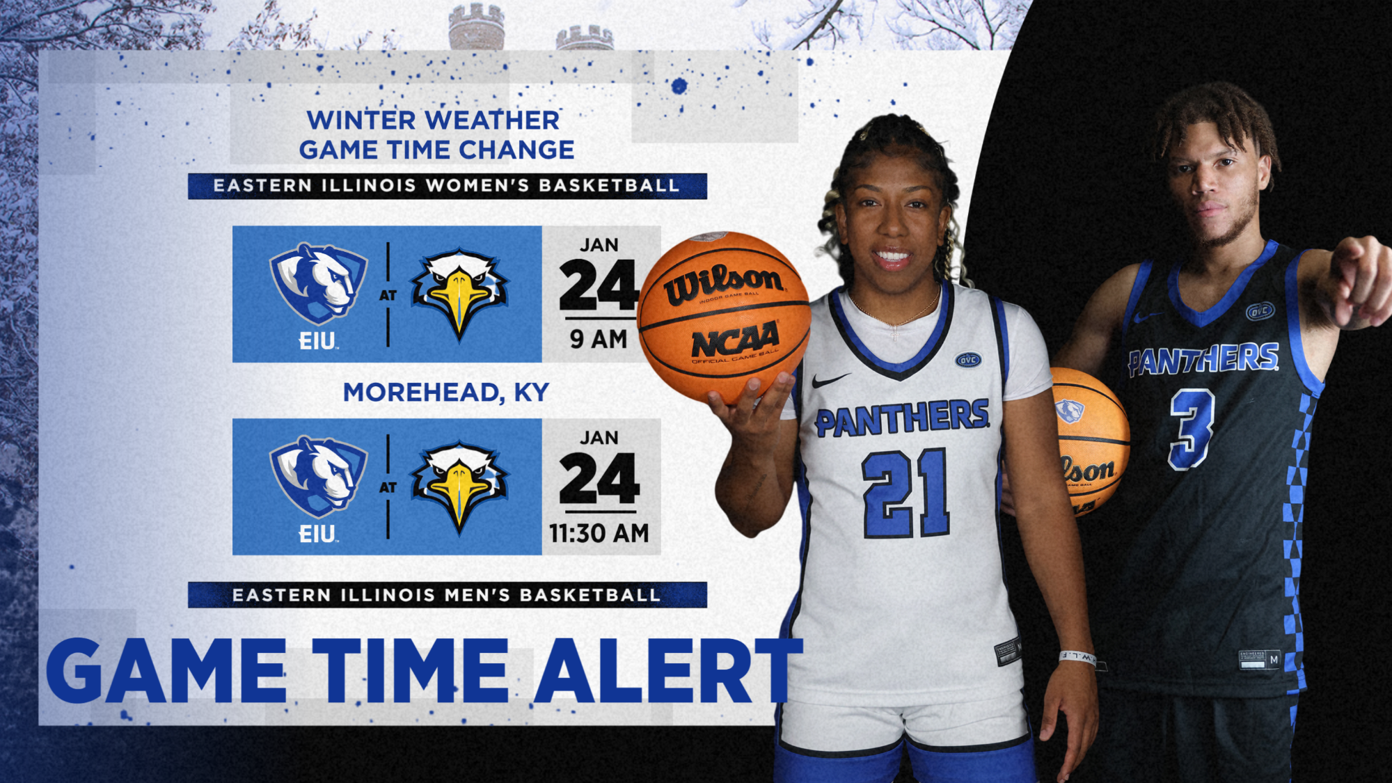 Basketball Game Time adjustment at Morehead State