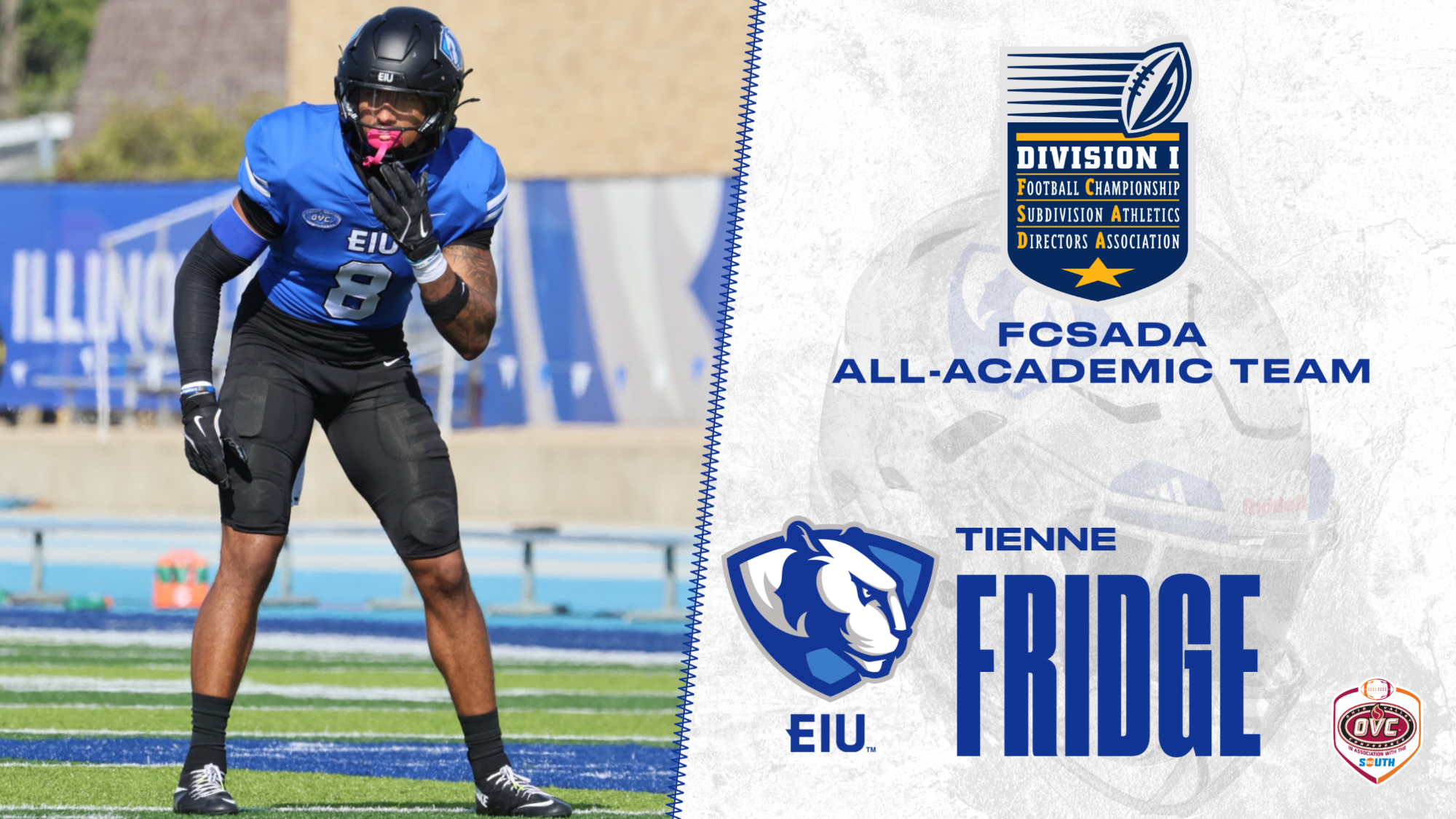 Tienne Fridge named to FCSADA All-Academic Team