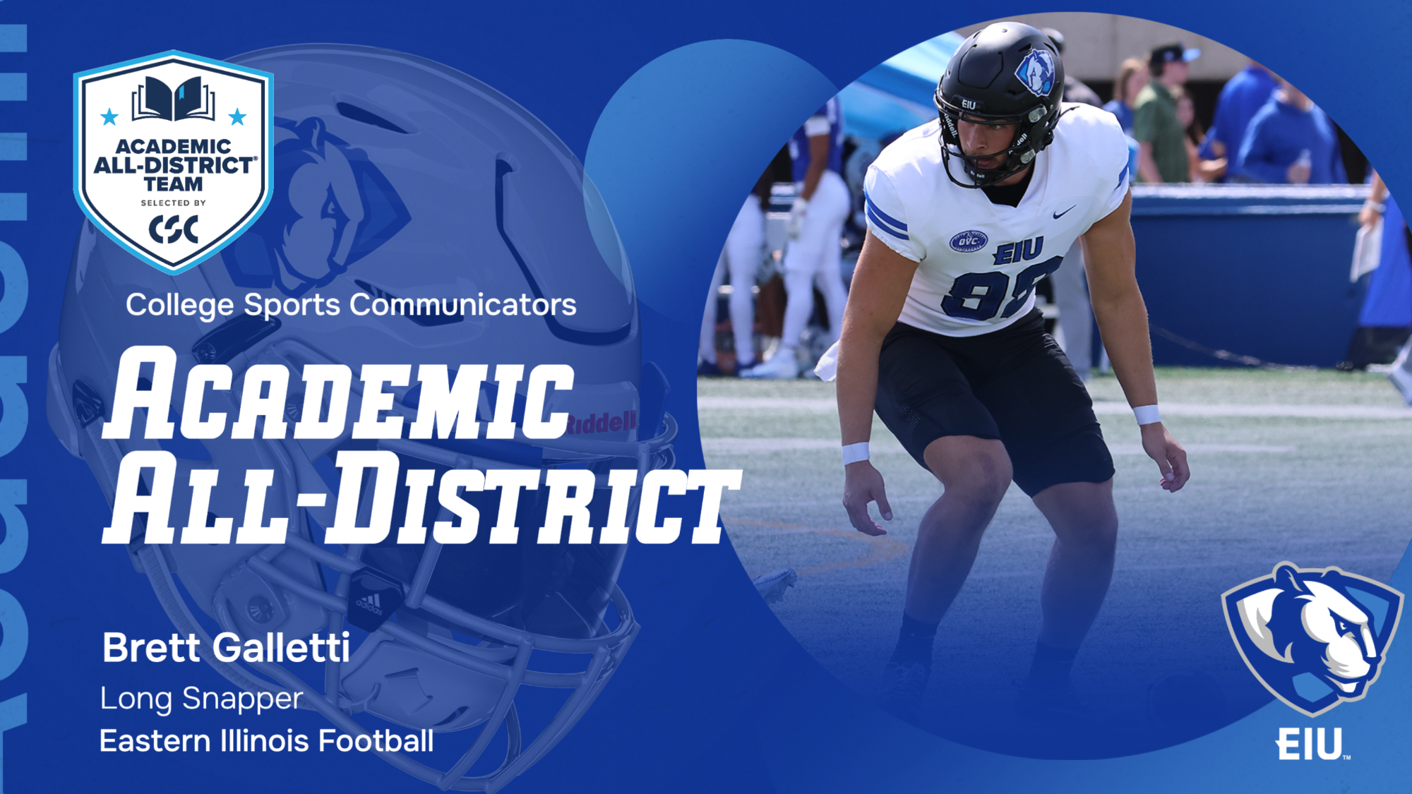 Brett Galletti named Academic All-District for 2025 season