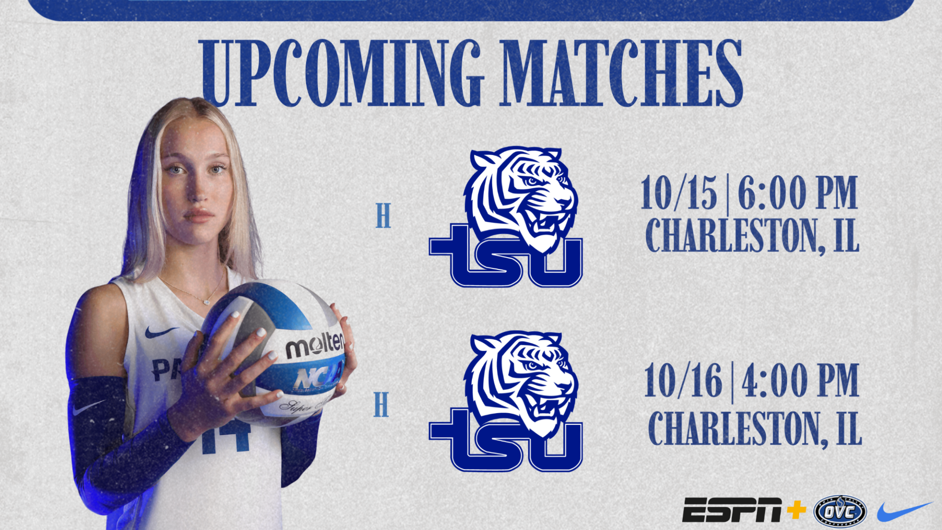 EIU VB Preview vs. Tennessee State 