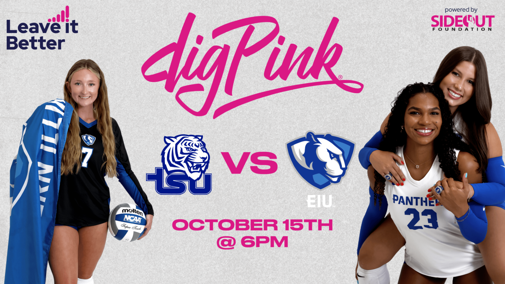 EIU VB Dig Pink Match vs. Tennessee State 