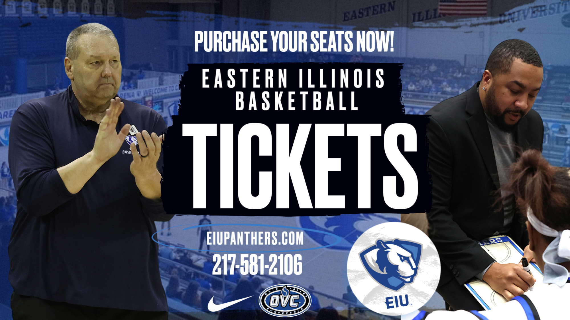 EIU Basketball Tickets are on sale for the 2026-27 season