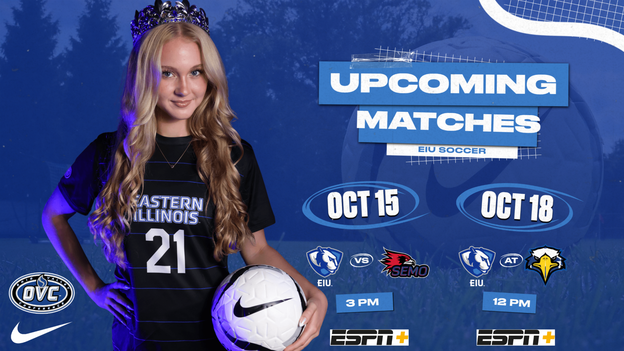 EIU women's soccer plays SEMO and Morehead State this weekend